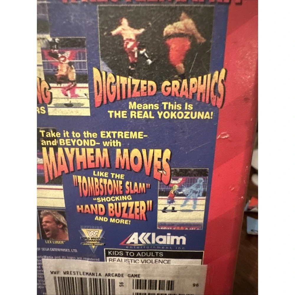 WWF WrestleMania: The Arcade Game (Sega Genesis, 1995) CIB
